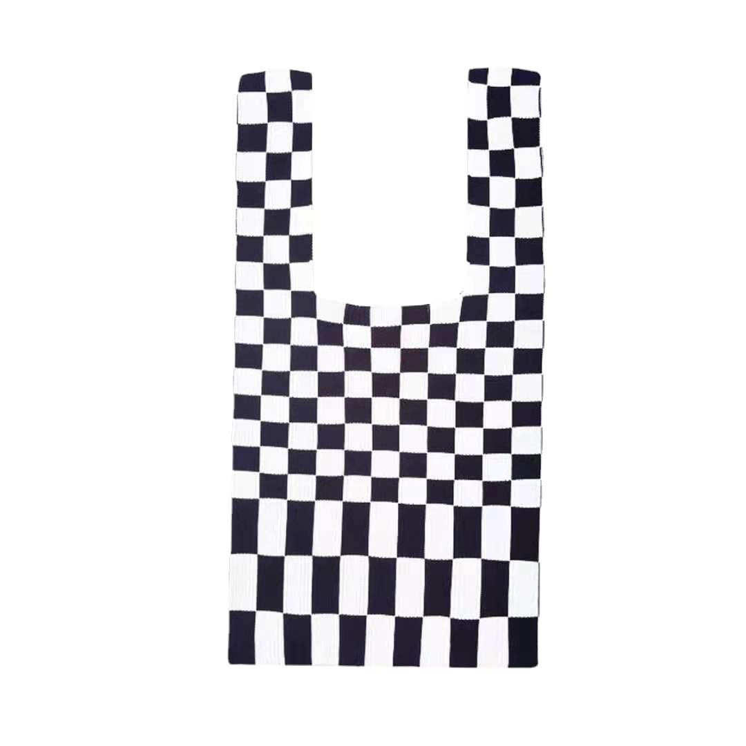Checkered Tote Bag