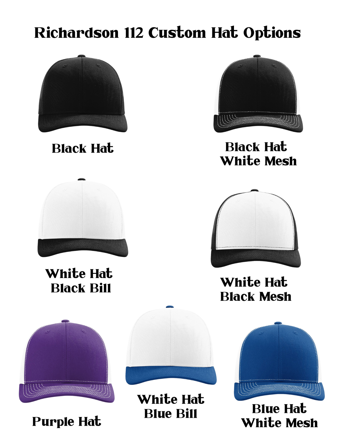 CJ Puff Richardson 112 Hats