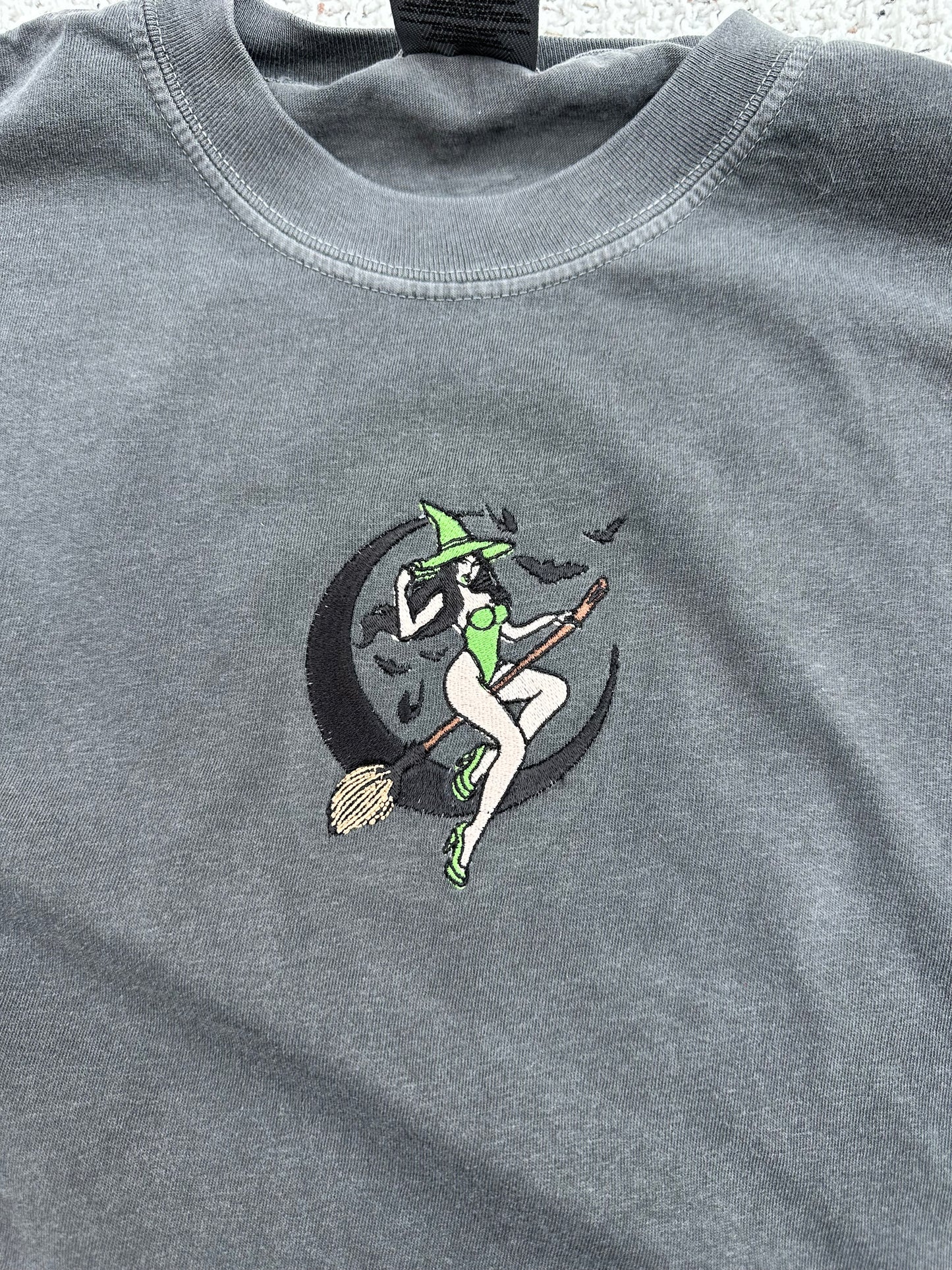 Pinup Witch Shirt or Crew