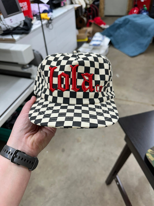 Lola Checkered Hat