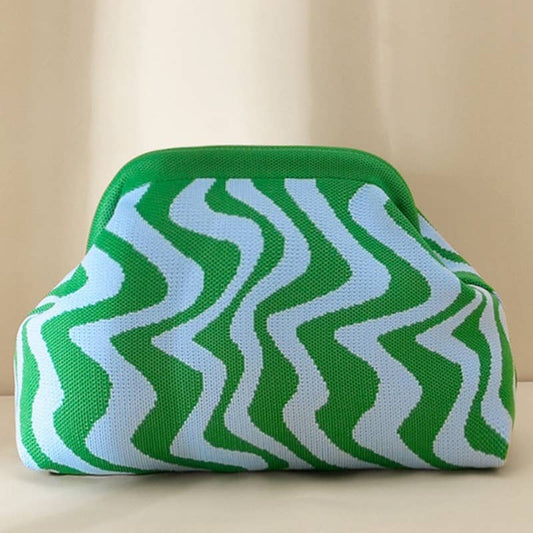 Funky Stripe Clutch