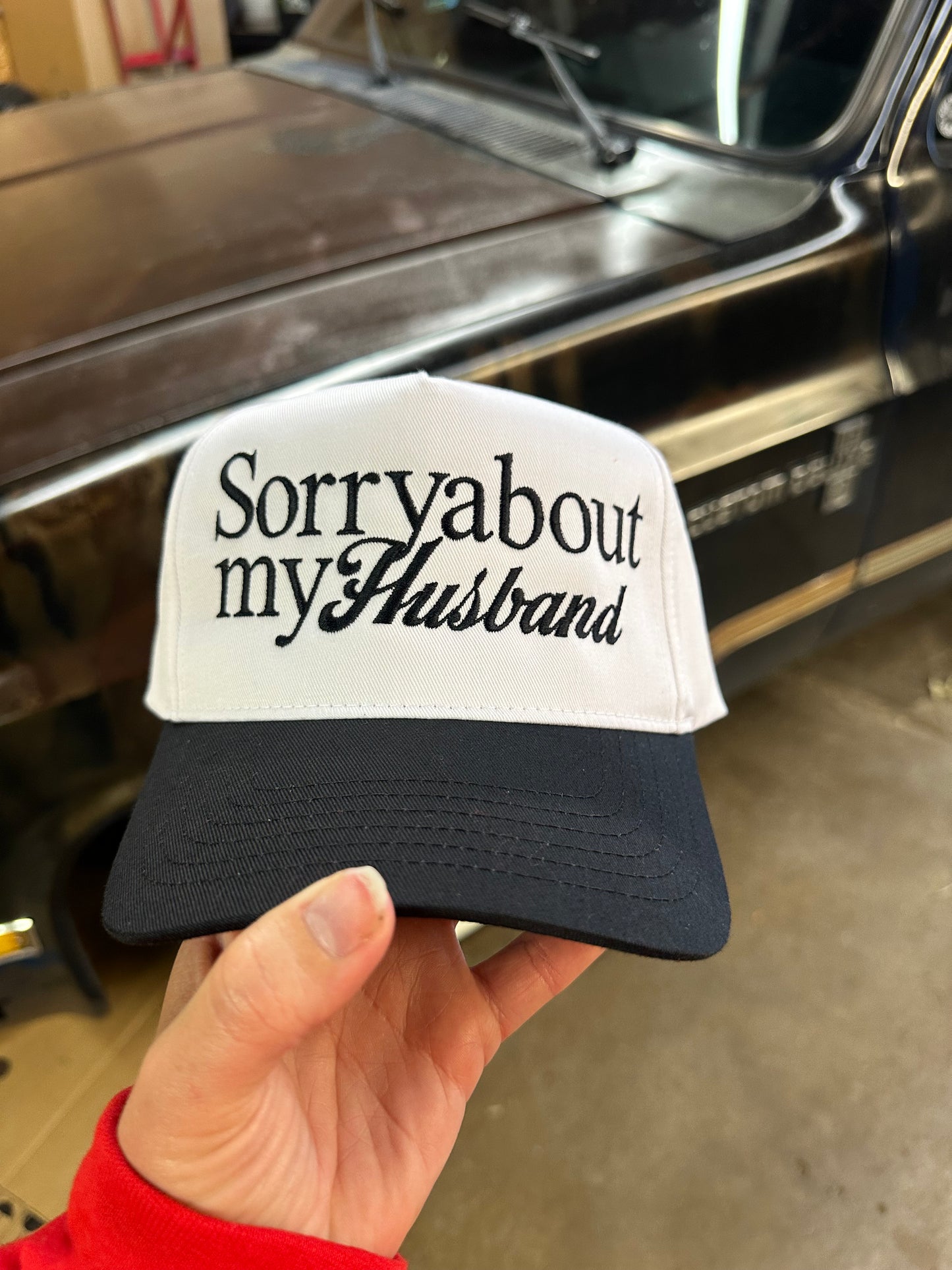sorry about my husband hat, pick up truck 
