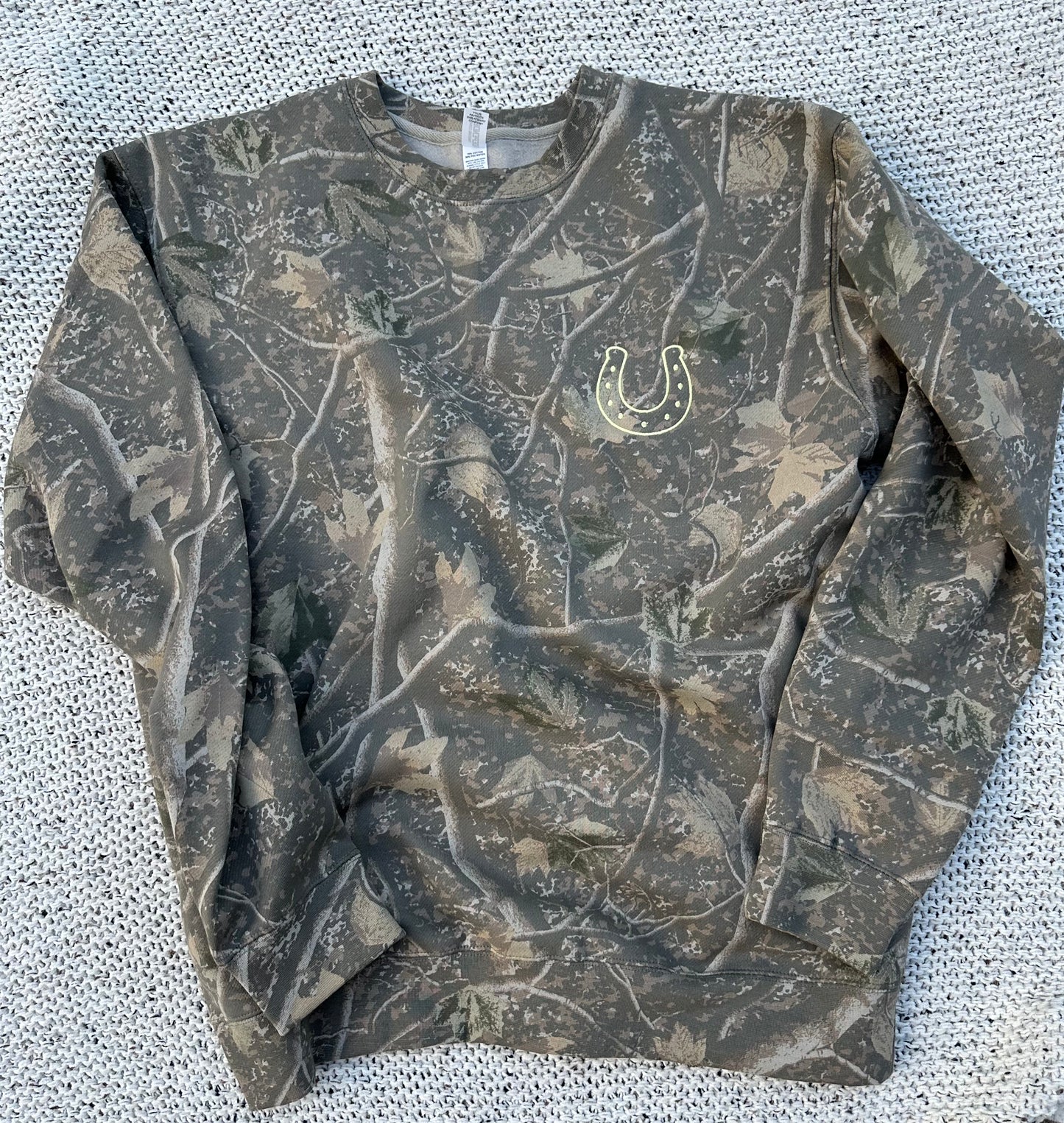 Yee-haw Camo Crewneck