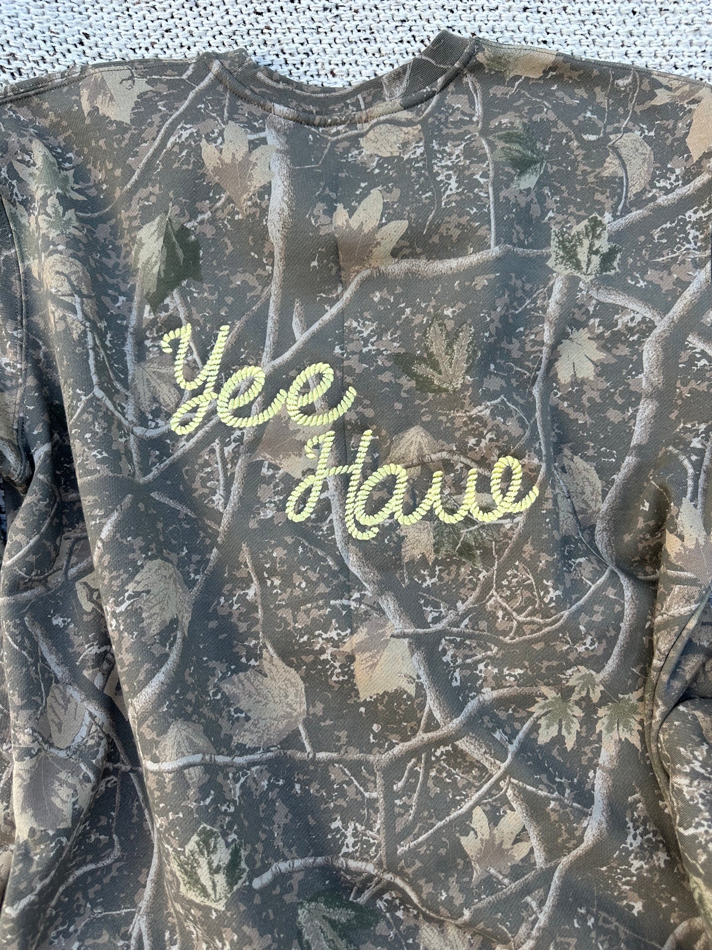 Yee-haw Camo Crewneck
