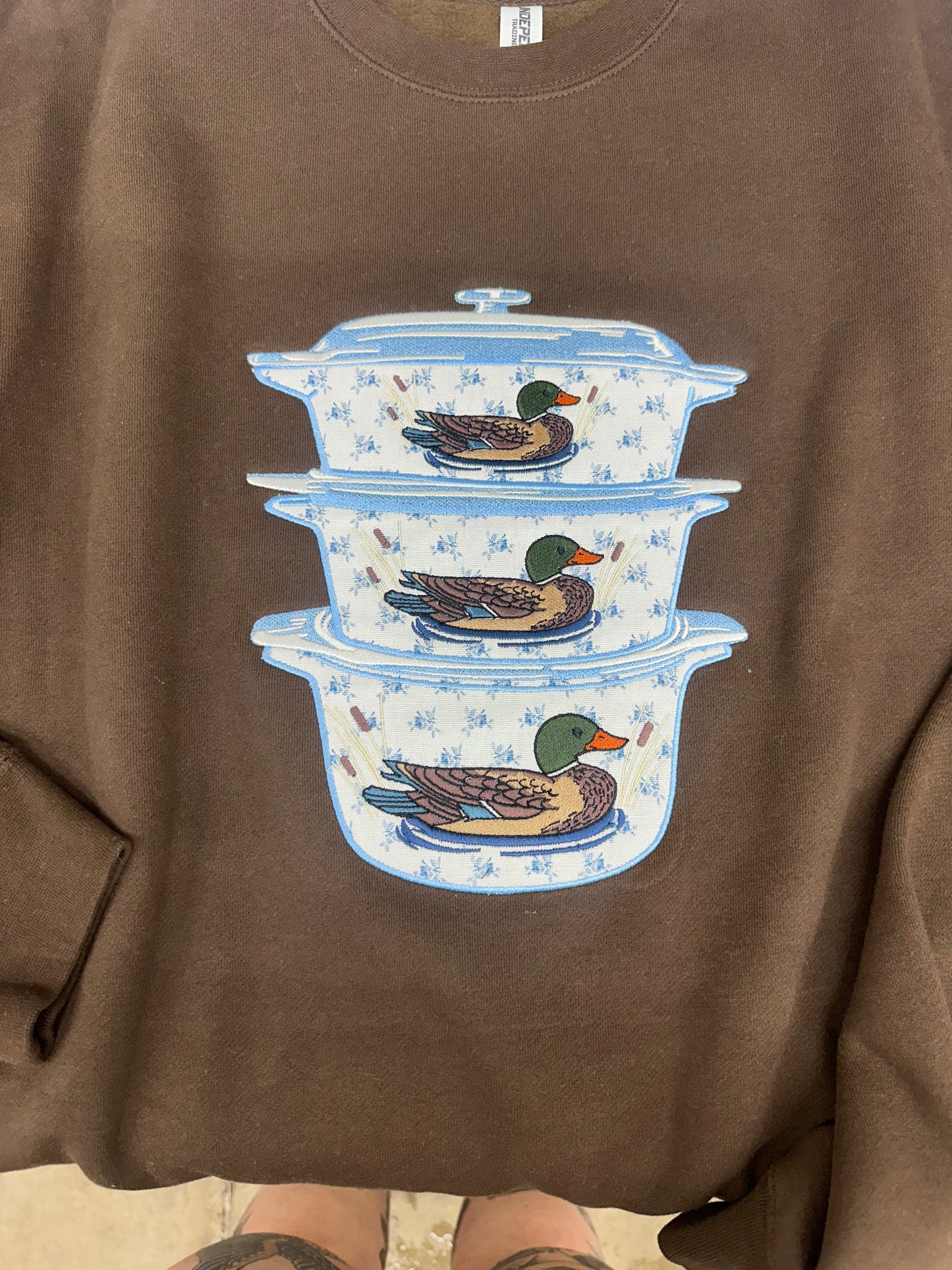 Mallard Dish Stack Crewneck