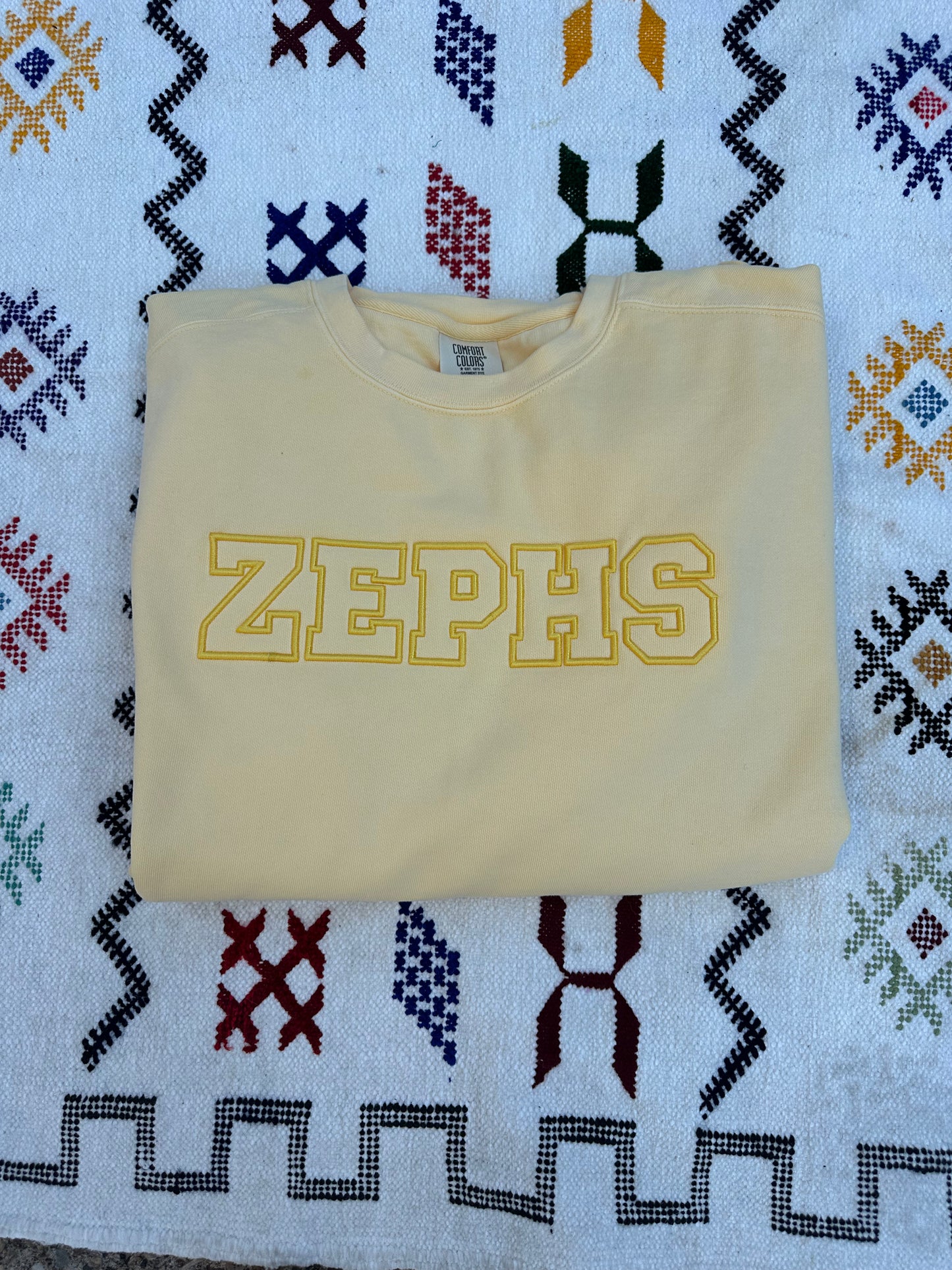 3D Puff Embroidered Crew